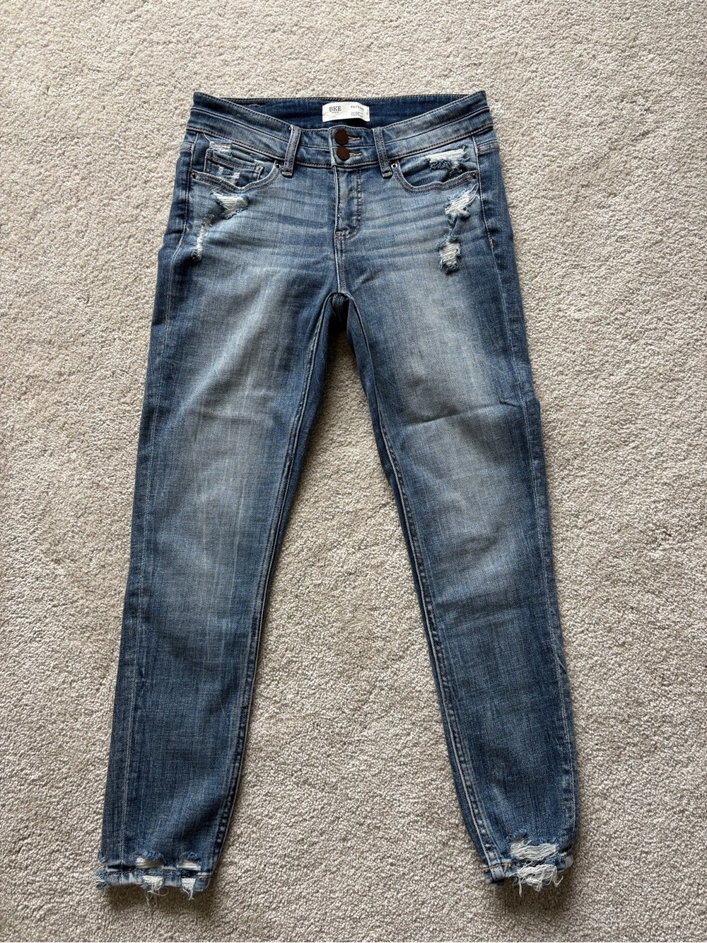BKE Payton Mid Rise Ankle Skinny Jeans Women’s Size 26